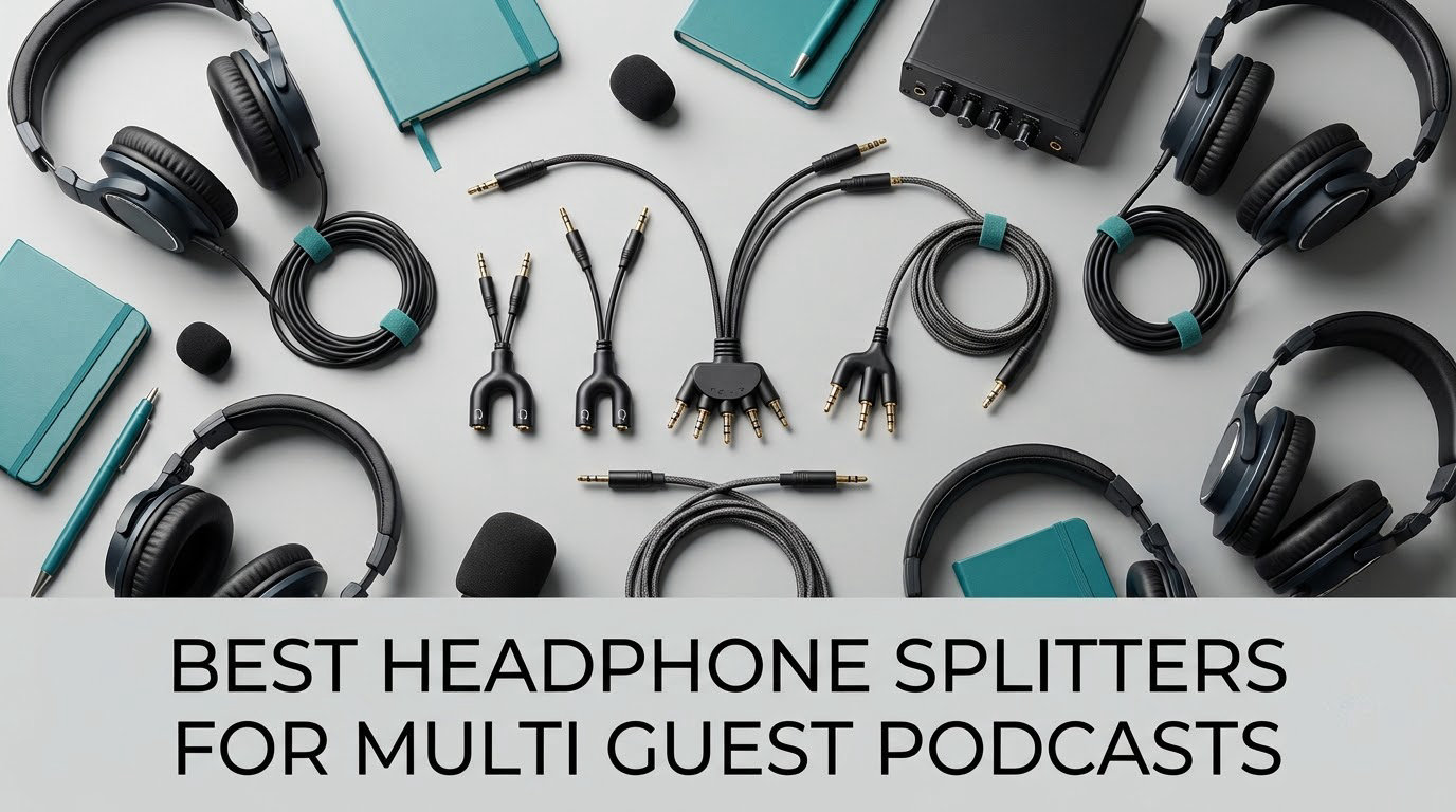 best headphone splitters for multi guest podcasts