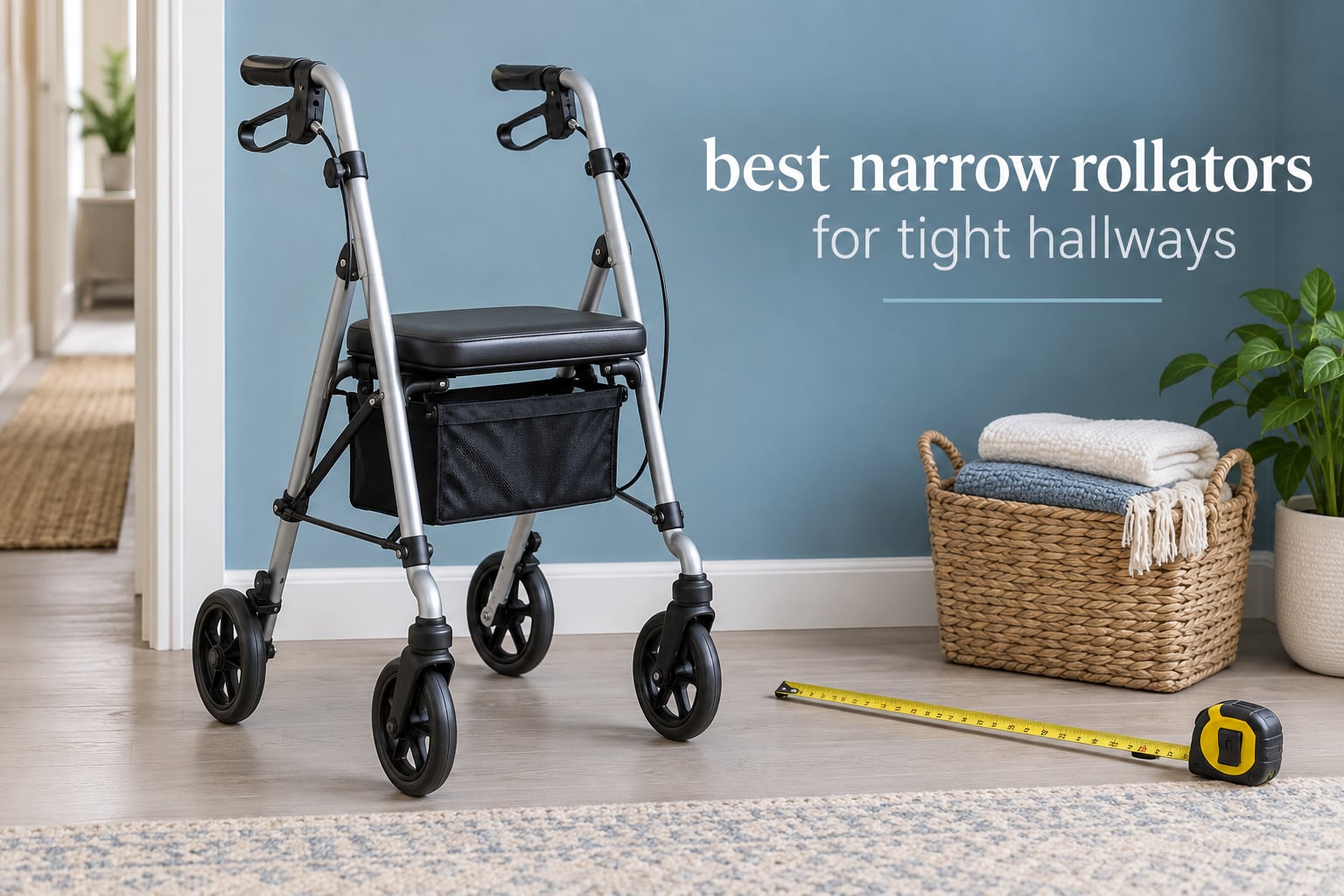 best narrow rollators for tight hallways