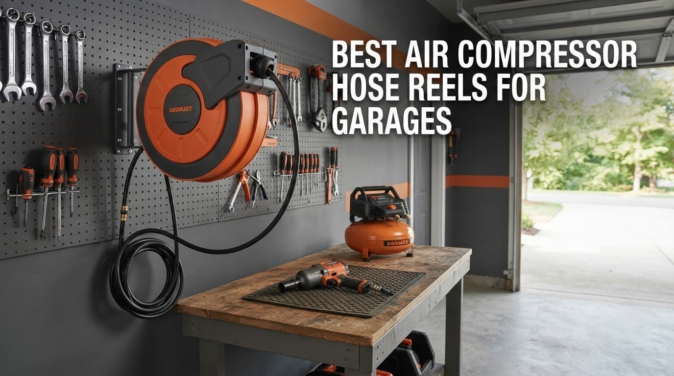 best air compressor hose reels for garages