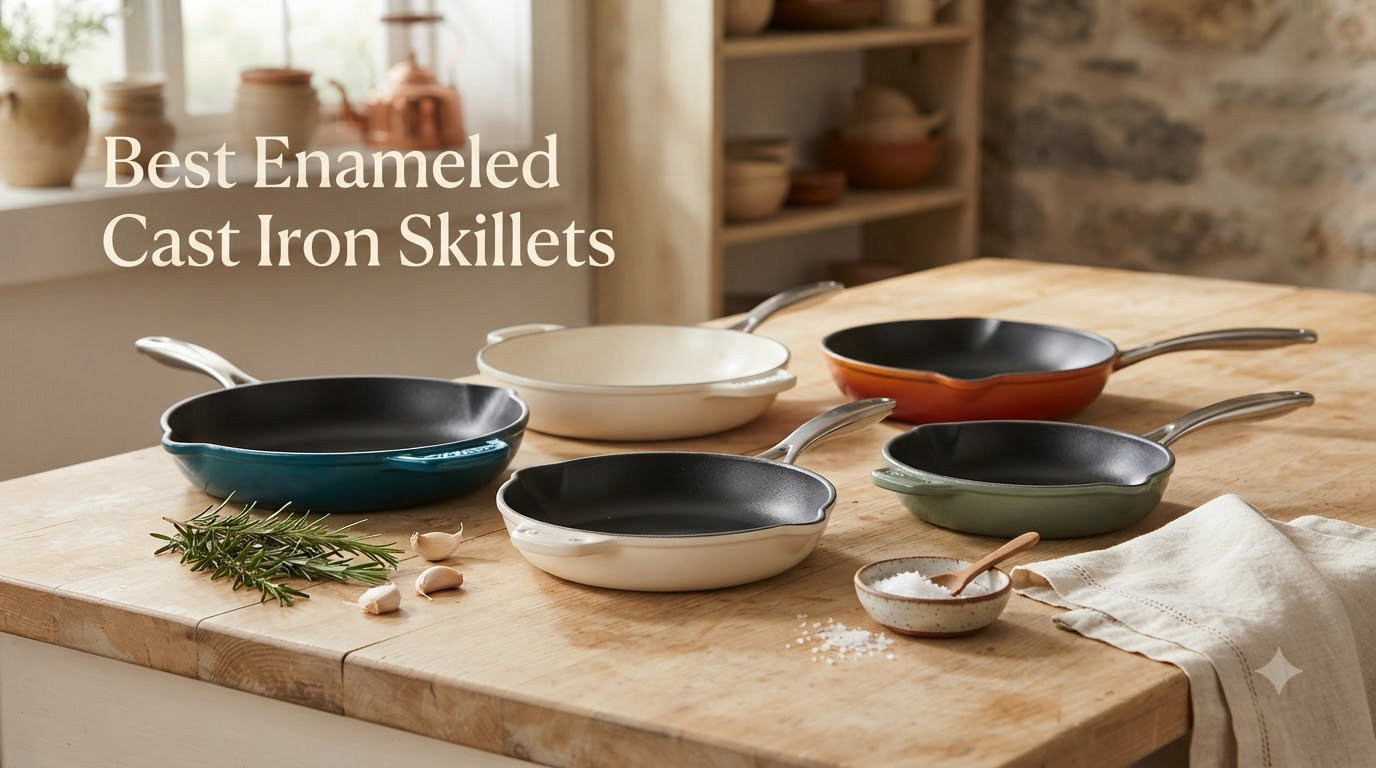 Best Enameled Cast Iron Skillets