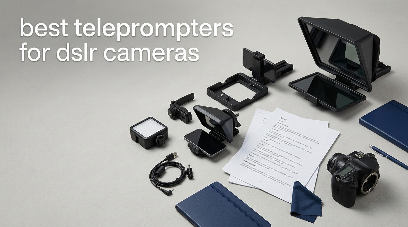 best teleprompters for dslr cameras
