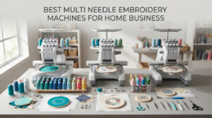 best multi needle embroidery machines for home business