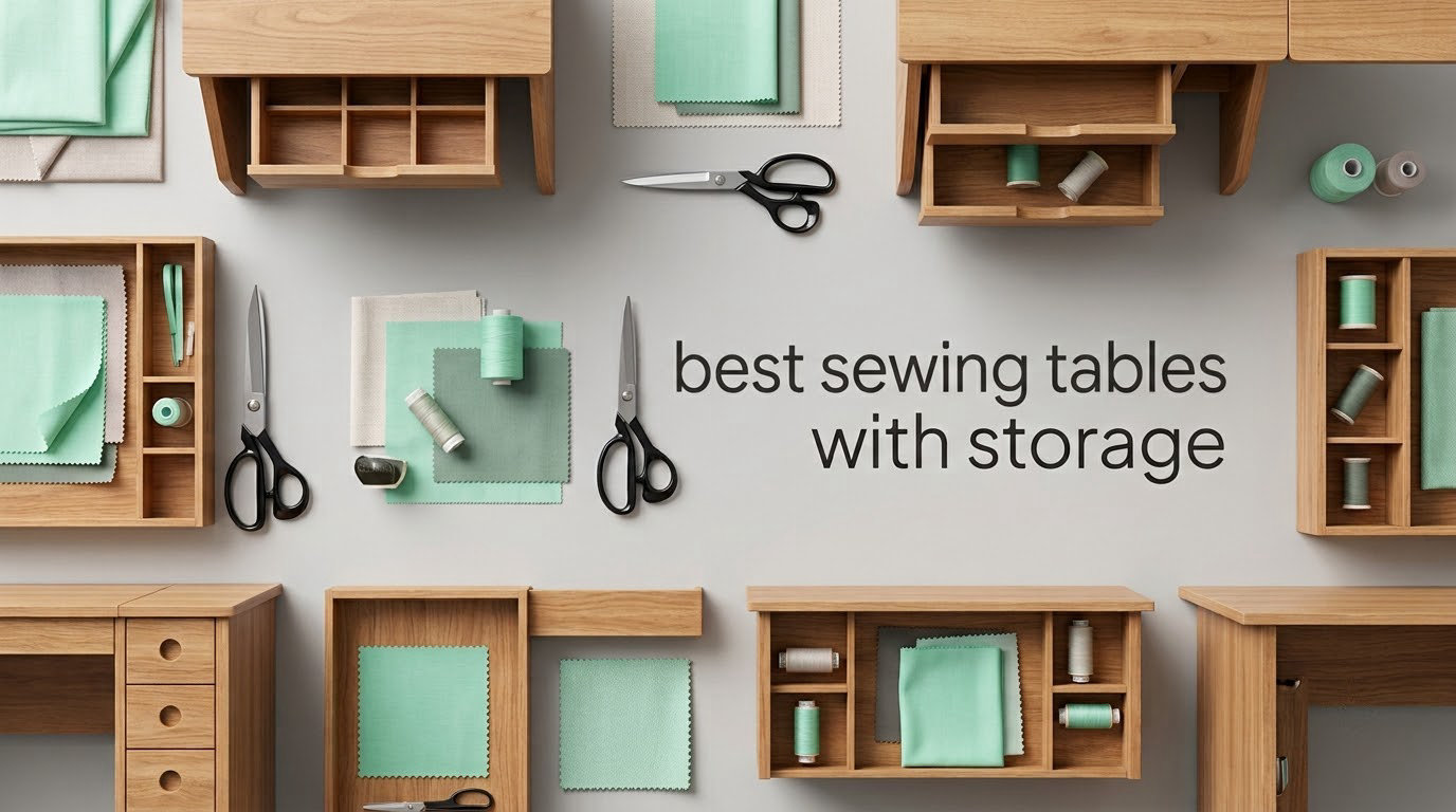 best sewing tables with storage