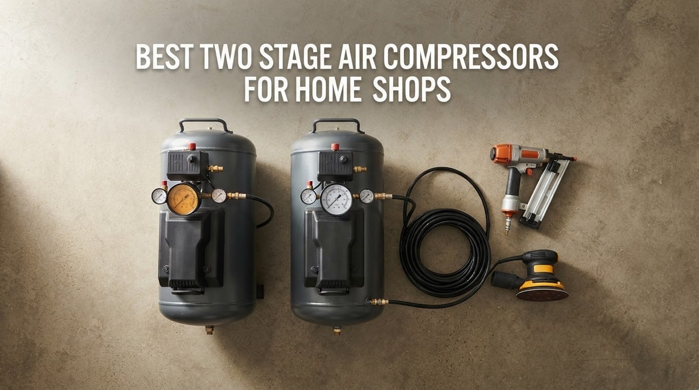 best two stage air compressors for home shops