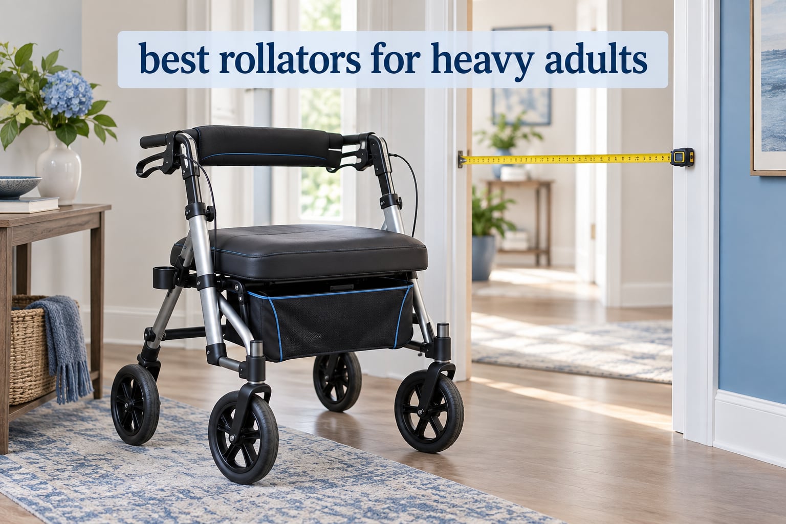 best rollators for heavy adults