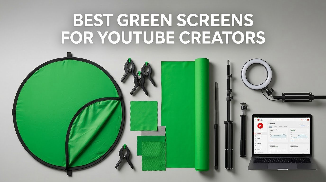 best green screens for youtube creators