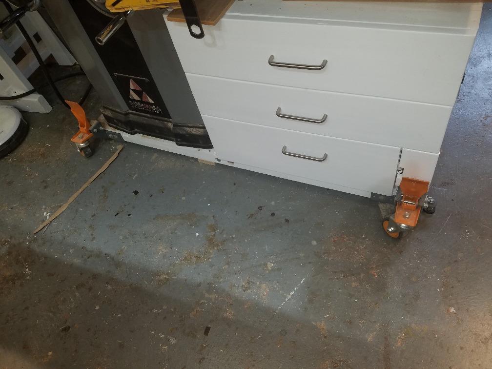 BORA PM-2500 Mobile Base for Shop Equipment - Adjustable Table Saw Base customer photo 2