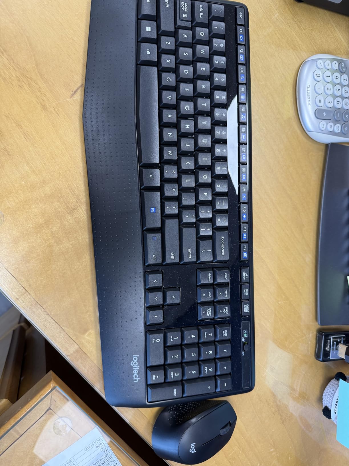 Logitech MK345 Full Size Wireless Keyboard and Mouse Combo - Black customer photo 2