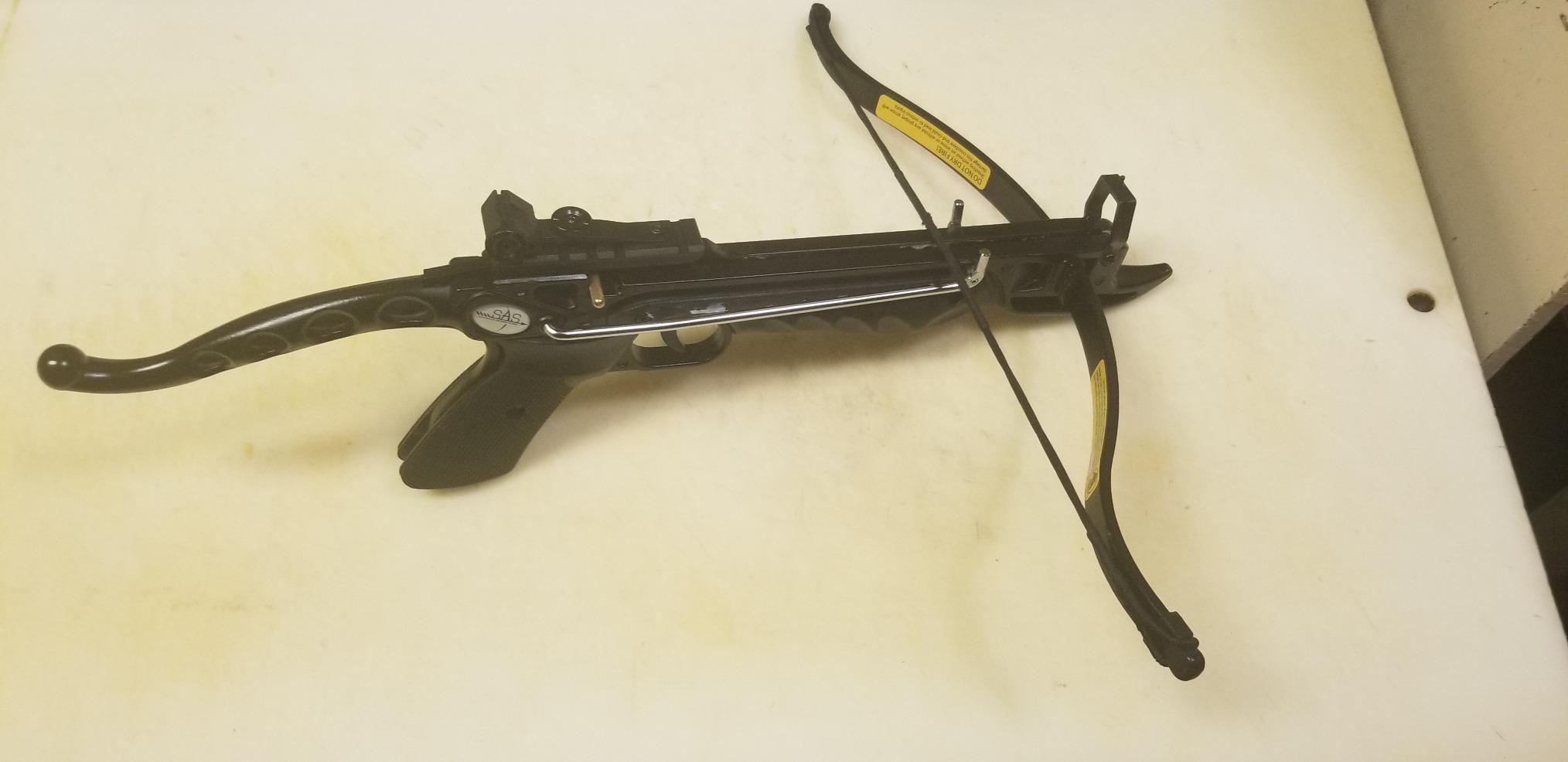 SAS Prophecy 80 LBS Aluminum Self-Cocking Pistol Crossbow + 3 Arrows Black customer photo 1