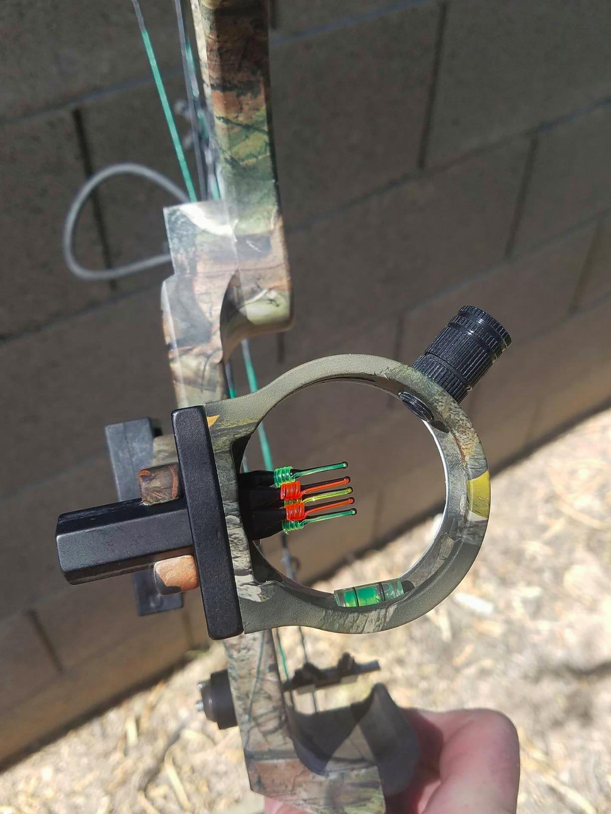 SAS 5-Pin .029 Fiber Optics Bow Sight with LED Sight Light customer photo 2