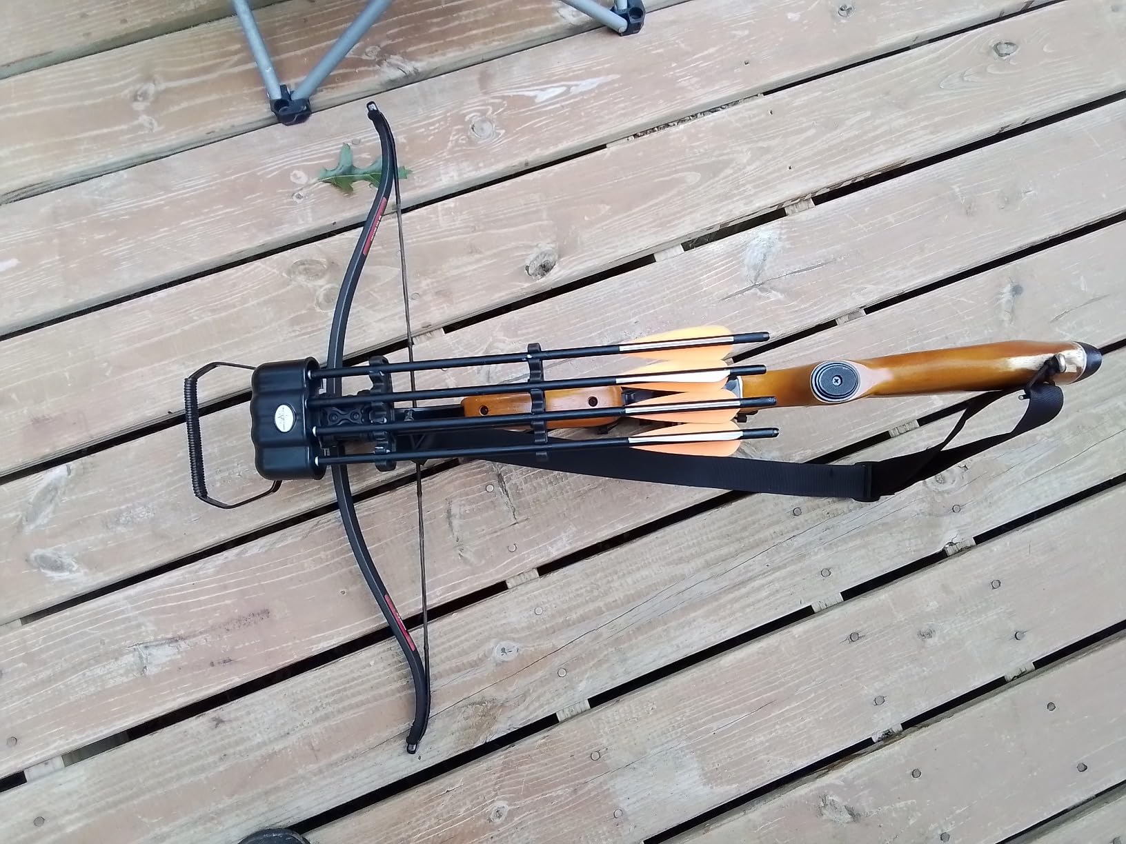 SAS Southland Archery Supply Compact Bow Aluminum Body Hunting Crossbow Light Weight Steel 4-Arrow Quick Release Quiver customer photo 1