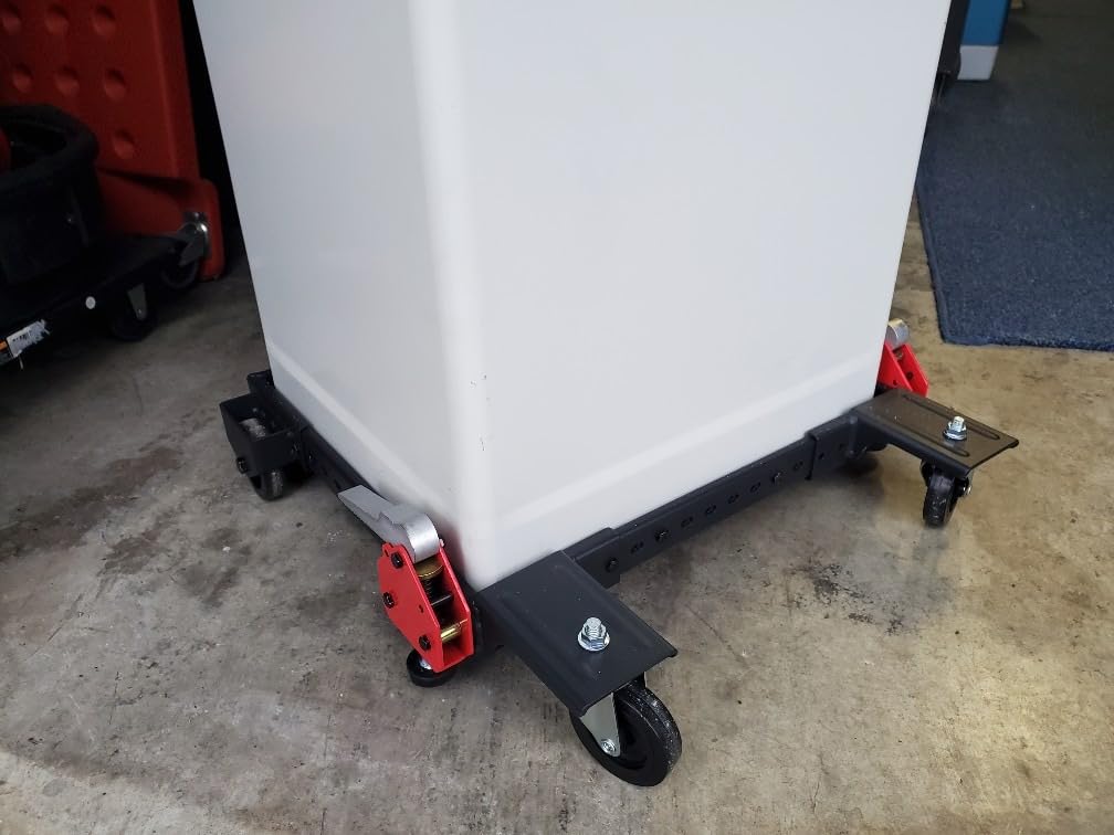 Steelman Universal Rolling Base for Large Power Tools and Machinery, Durable Steel Construction, Adjusts from 12 inches to 33 inches, Foot Levers Lock for Stability, 400 lb. Capacity customer photo 2