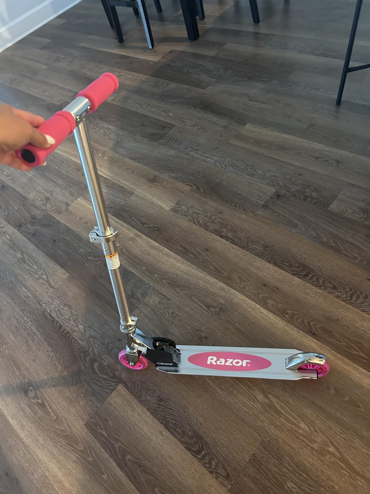 Razor A Kick Scooter for Kids - Lightweight, Foldable, Aluminum Frame, and Adjustable Handlebars customer photo 2