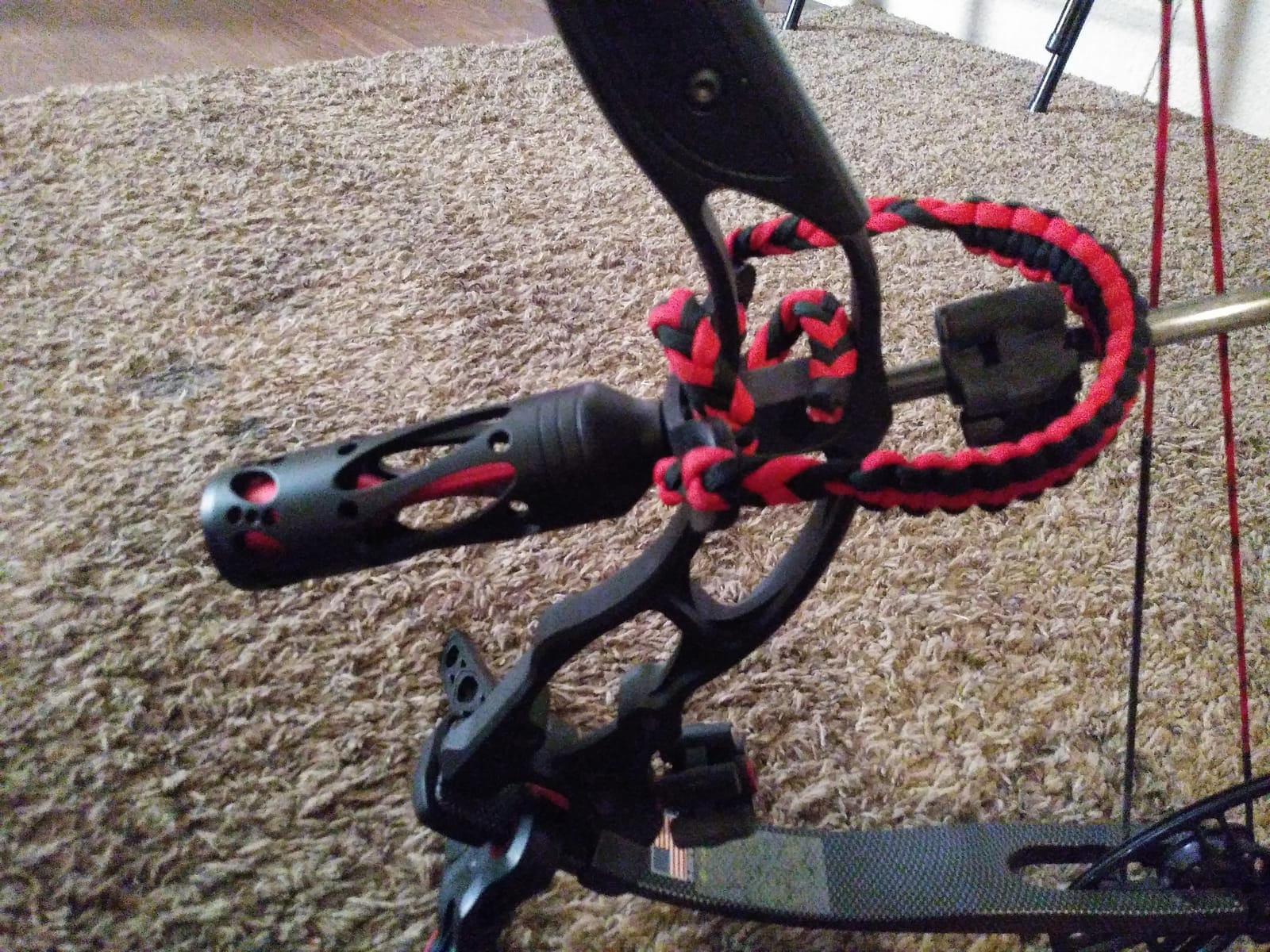 Toparchery Compound Bow Aluminum Stabilizer with Wrist Bow Sling Braided customer photo 2