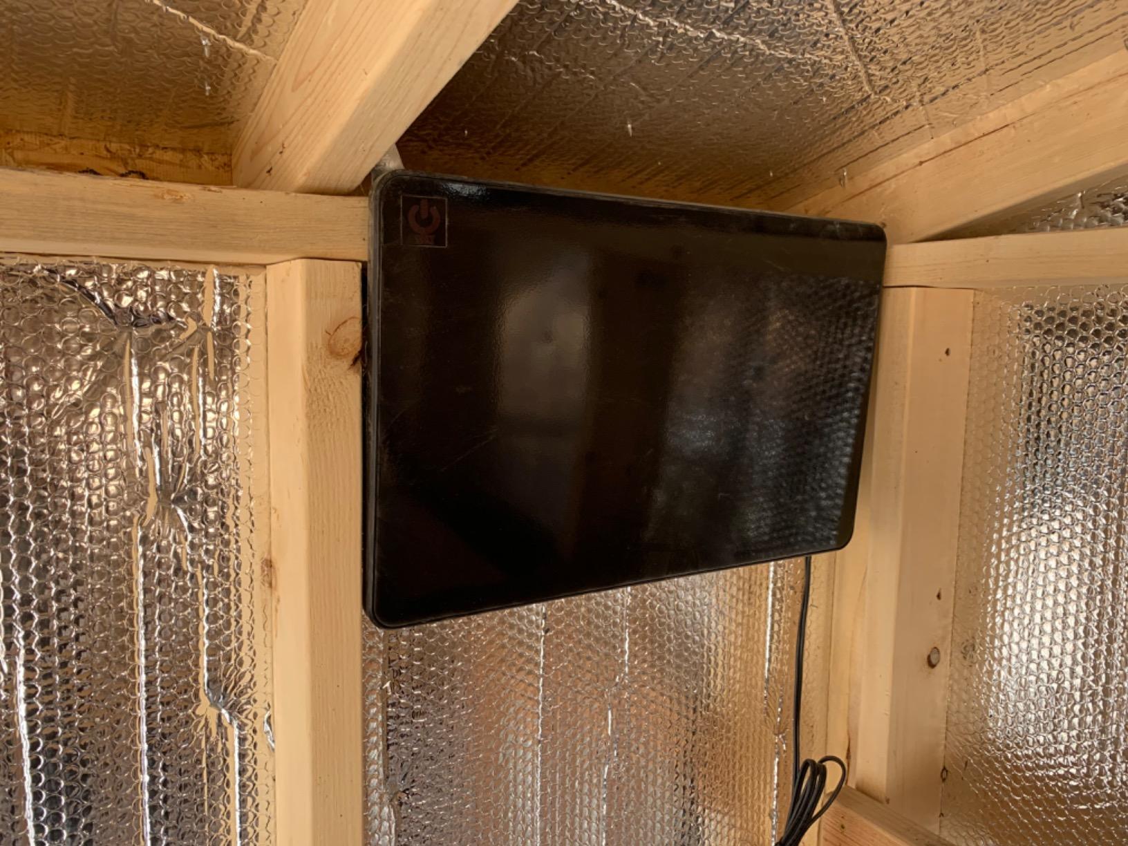 Cozy Products Cozy Coop Chicken Coop Heater, Flat-Panel, 150 Watts customer photo 2