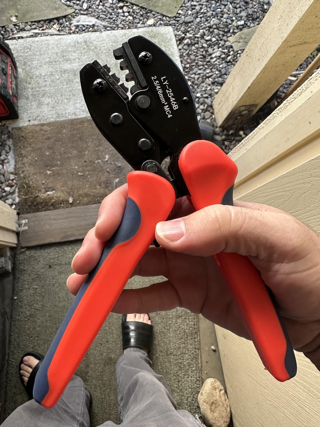 BougeRV Solar Crimping Tool for 14-10AWG Solar Panel PV Cable, Crimper customer photo 1