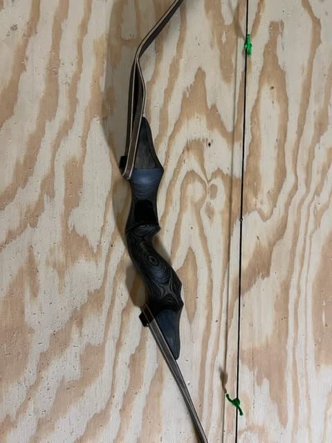 Black Hunter Archery Takedown Bow Longbow American Longbow Adult Right Hand Hunting Wood Bow 60