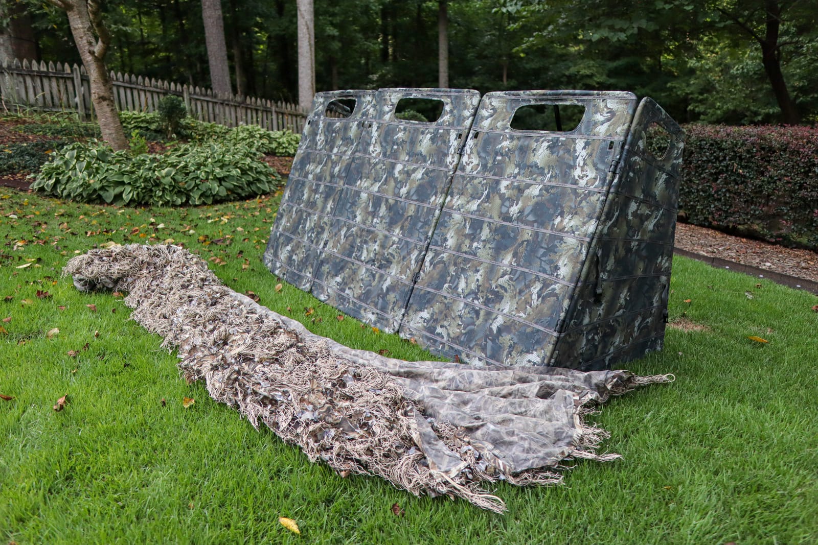 North Mountain Gear Universal Camo Netting for Hunting Blinds - Waterfowl Hunting Camo Net customer photo 1