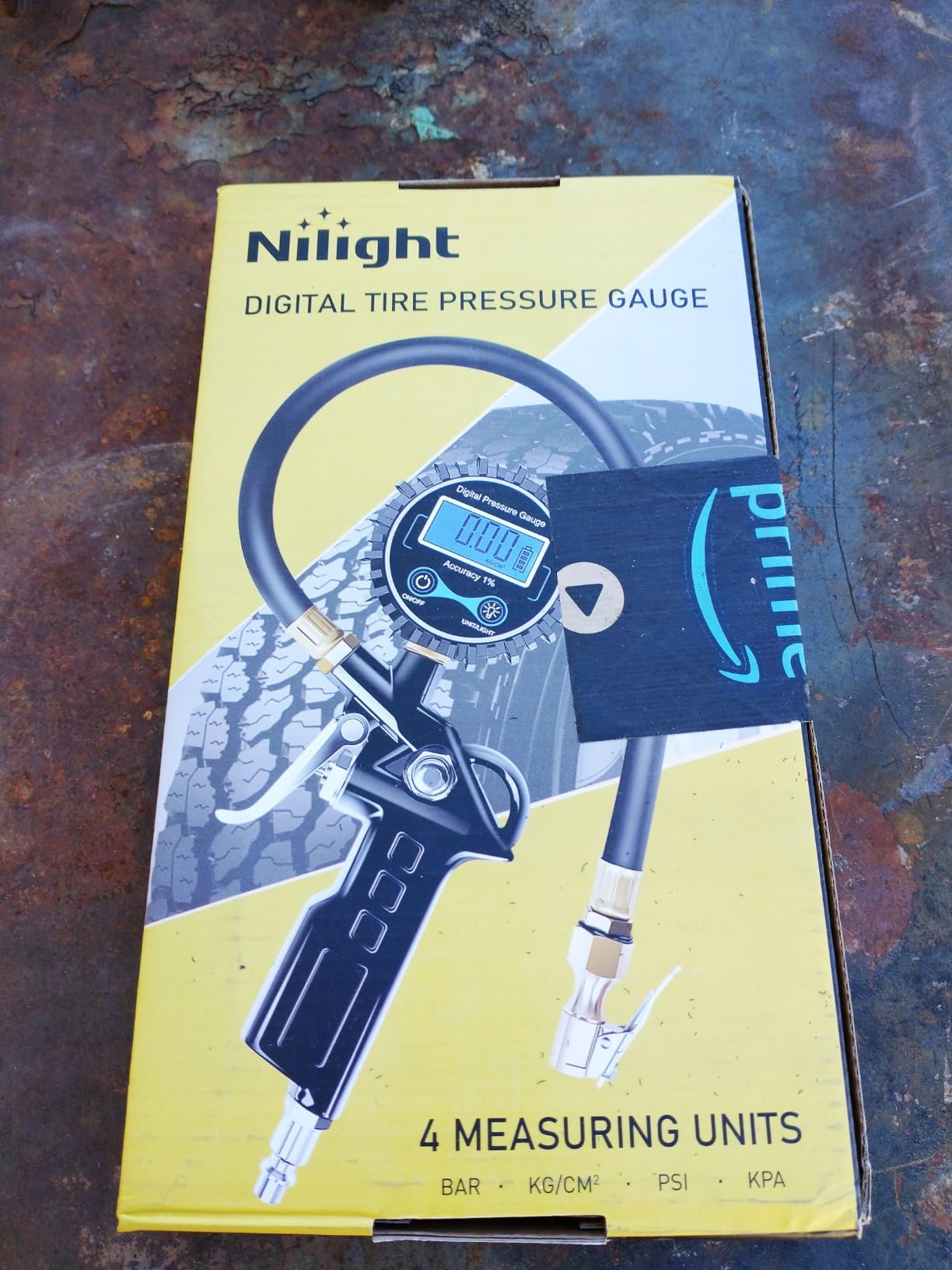 Nilight Digital Tire Inflator Portable Pressure Gauge 250 PSI Air Chuck customer photo 2