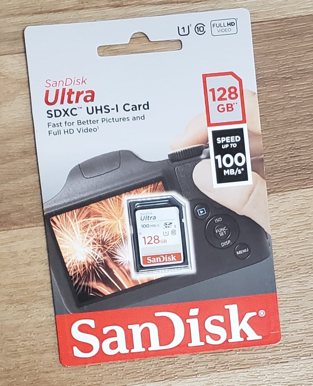 SanDisk 128GB Ultra SDXC UHS-I Memory Card - 100MB/s, C10, U1, Full HD, SD Card - SDSDUNR-128G-GN6IN customer photo 2