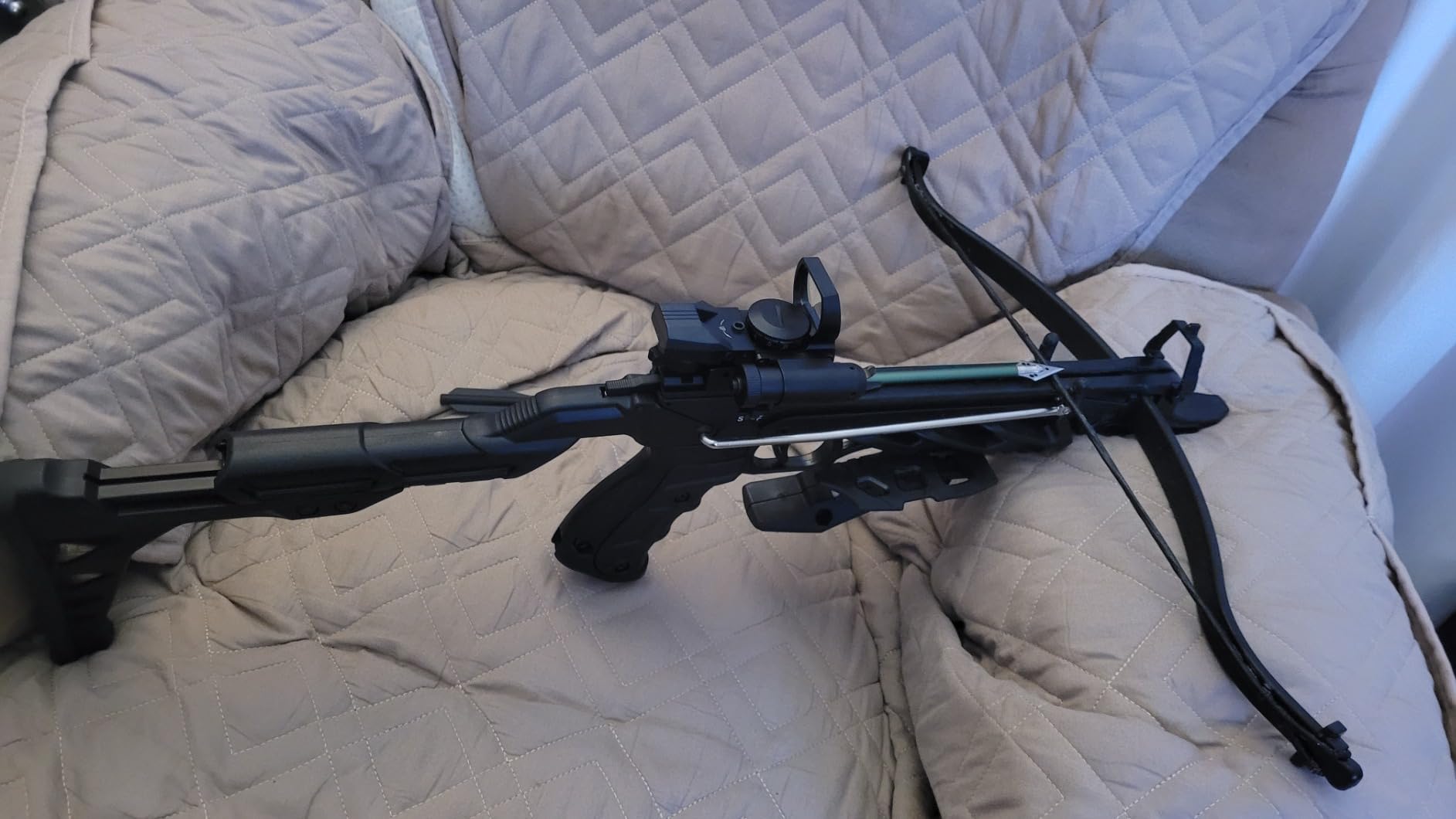 Bear X Desire XL Pistol Hunting Crossbow, Self-Cocking, Adjustable Stock up to 2.5