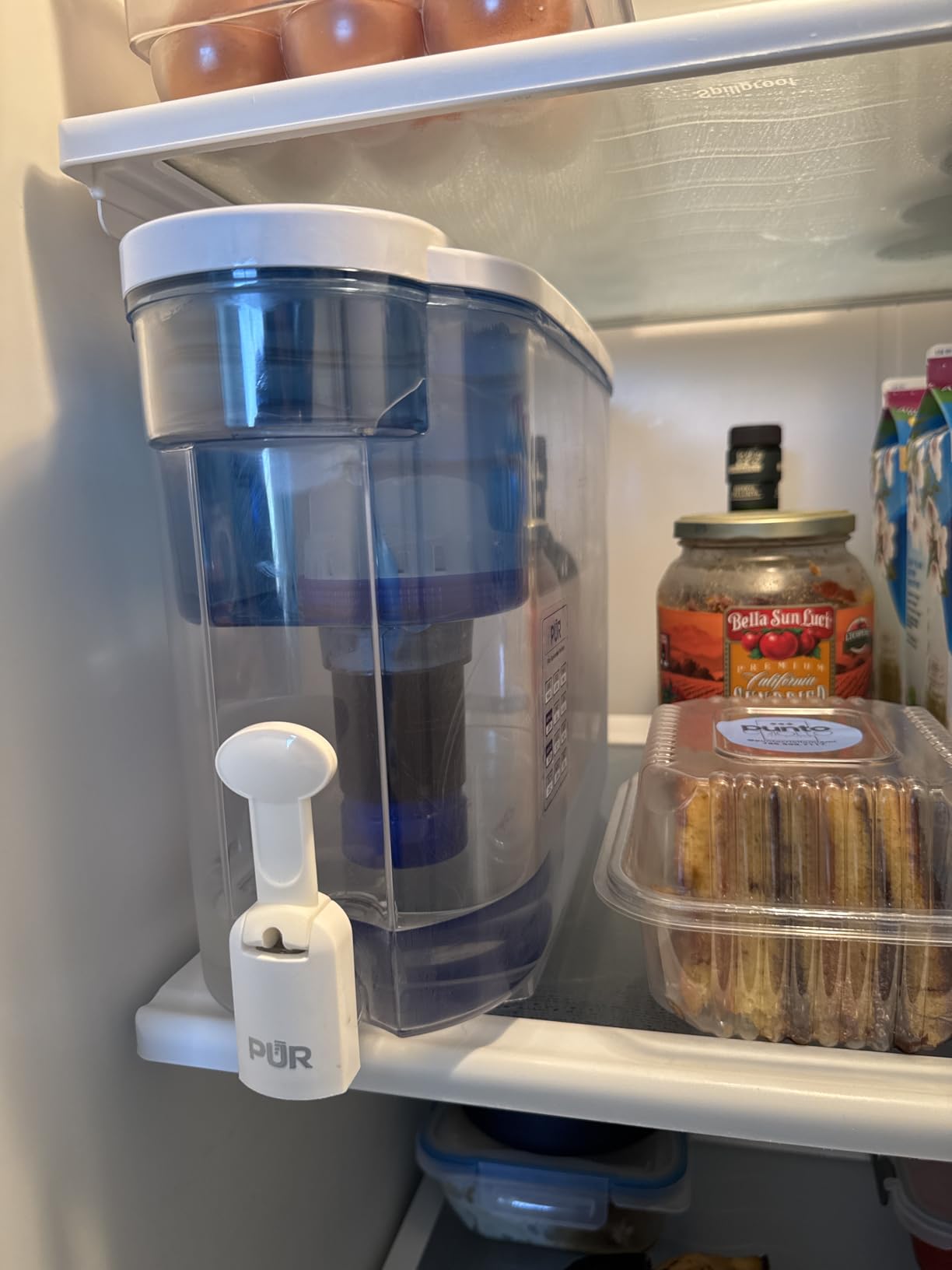 PUR 30-Cup Countertop Water Filter Dispenser for Fridge, White/Blue customer photo 2