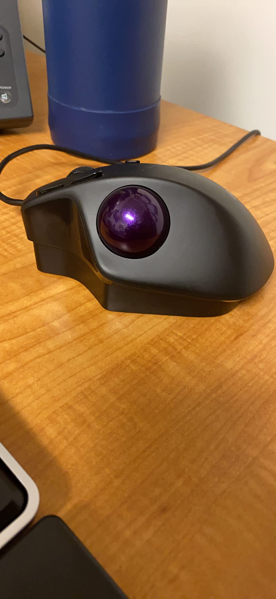 Perixx PERIMICE-520 Wired USB Ergonomic Programmable Trackball Mouse, Adjustable Angle, 8 Button Design, Black (PM-520-11447) customer photo 2