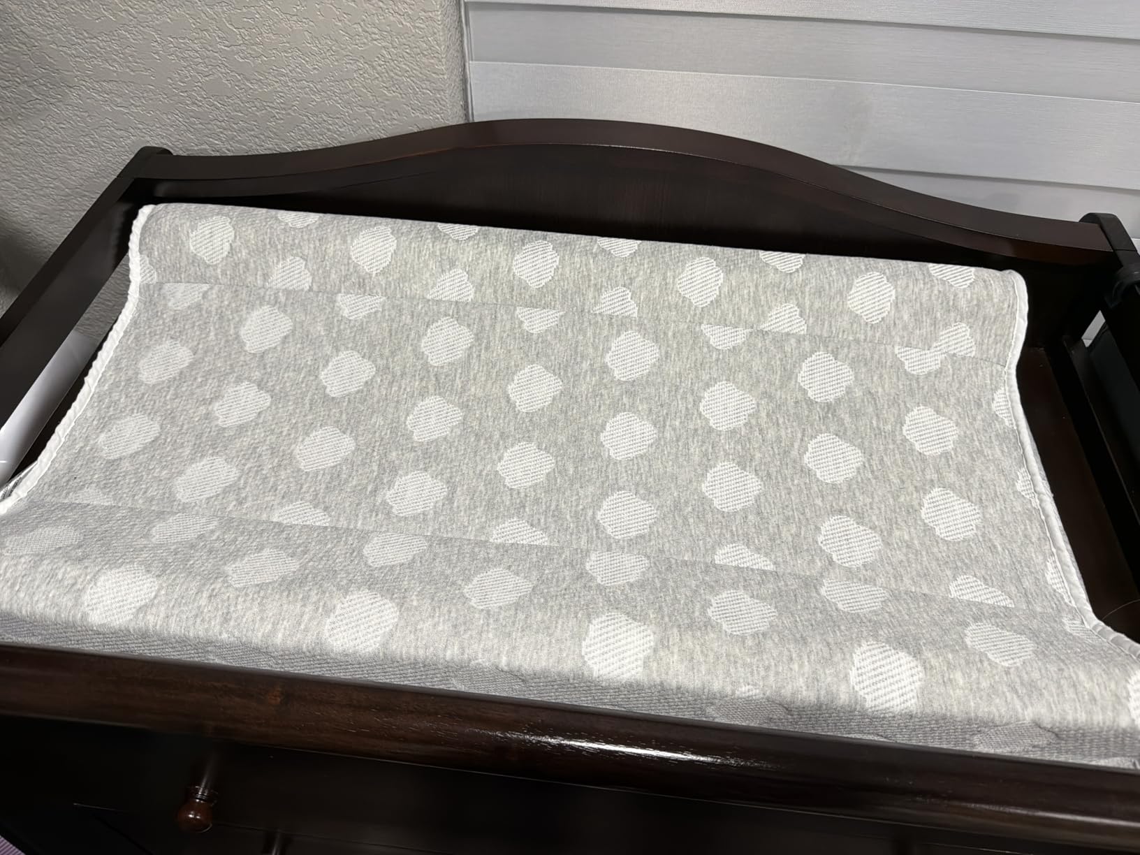 Jool Baby Soft Changing Pad + Washable Cover - (Cloud Pattern, Gray) customer photo 1