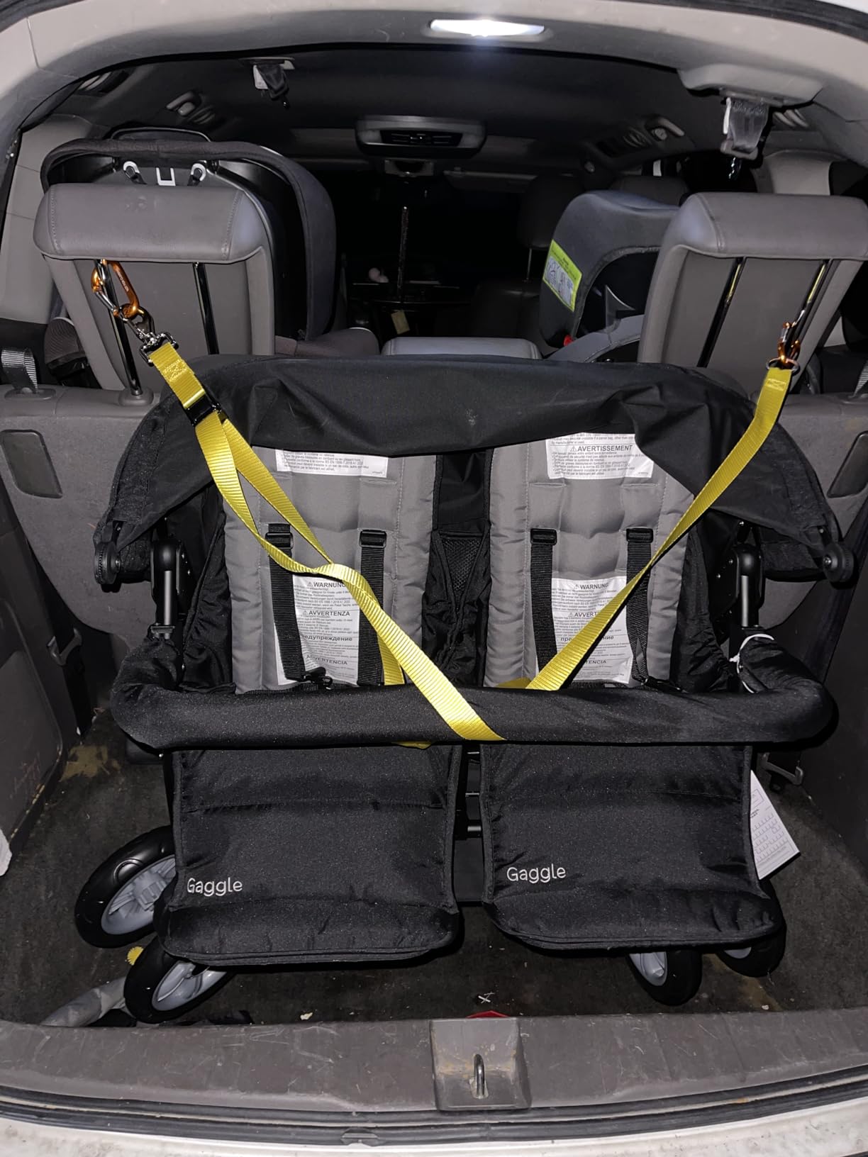Gaggle Compass Quad 4 Seat Foldable Stroller, Black customer photo 2