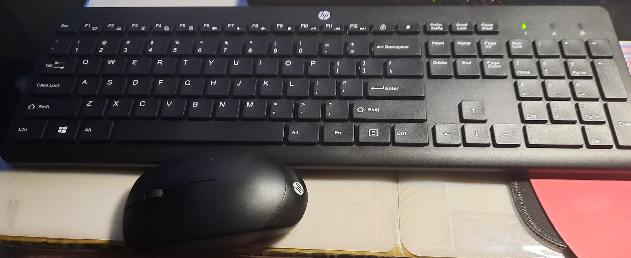 HP 230 Wireless Mouse and Keyboard Combo - 2.4GHz Wireless Connection - Long Battery Life - Durable & Low-Noise Design - Windows & Mac OS - Adjustable 1600 DPI - Numeric Keypad (18H24AA#ABA) customer photo 2