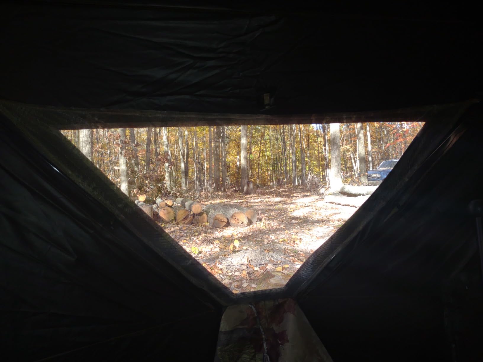 Barronett Blinds® Feather Five, Portable Hunting Blind, Huge Interior, Lightweight, 4-Person, Bloodtrail® Backwoods, 72” x 84” x 84”, FF500BW customer photo 2