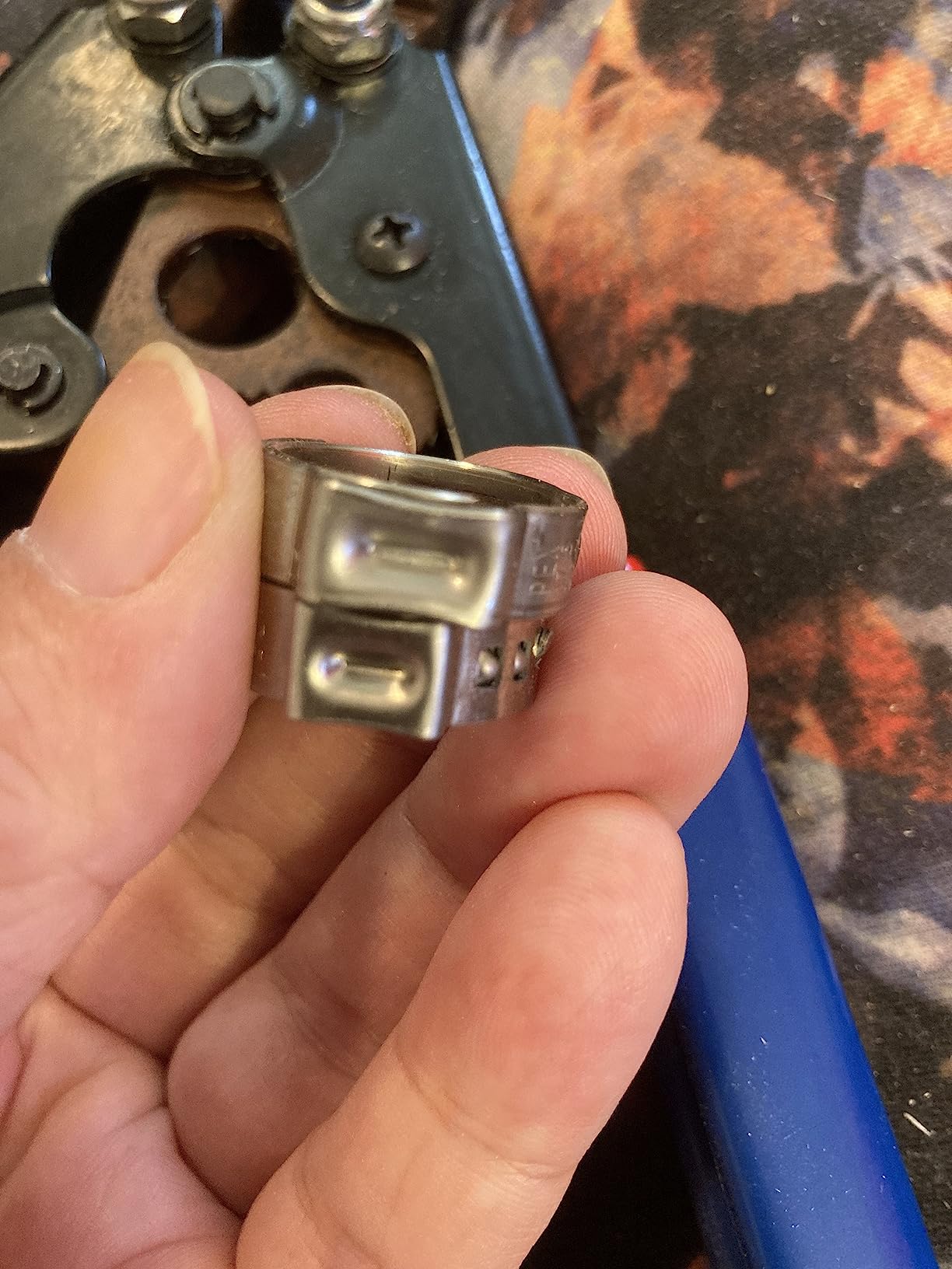 PEX Pipe Clamp Cinch Tool Crimping Tool Crimper for Stainless Steel Clamps from 3/8-inch to 1-inch with 1/2-inch 10PCS and 3/4-inch 10PCS SS PEX Clamps,with Pipe Cutter customer photo 1