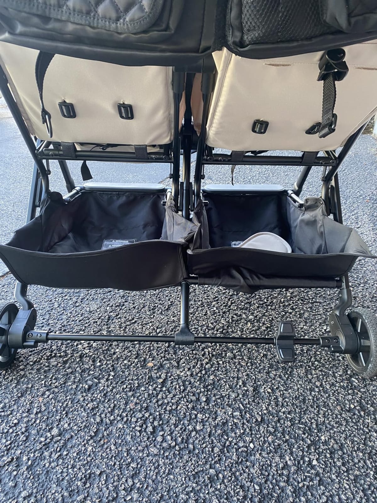 Mompush Lithe Double Stroller, Lightweight Side by Side, Infant & Toddler customer photo 1