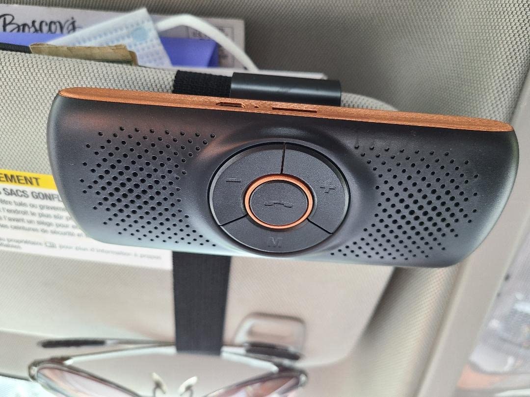 Bluetooth 5.3 Car Speaker for Cellphone with Visor Clip, Handsfree Talking customer photo 1