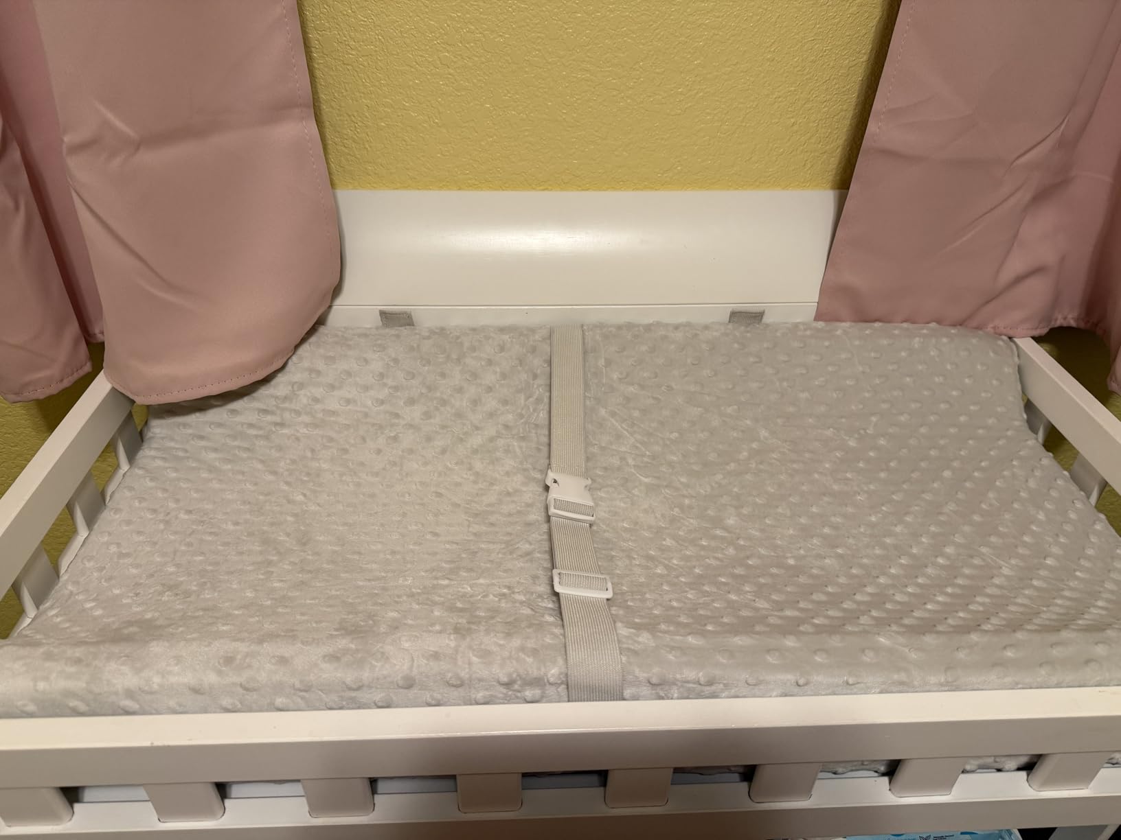 YENING Waterproof Baby Diaper Changing Pad for Dresser with Washable Cover Contoured Changing Table Pad 31.5