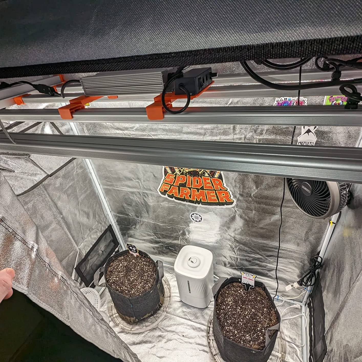 Spider Farmer G4500 LED Grow Light 320W for 2x4 Grow Tents, App‑Controlled customer photo 1