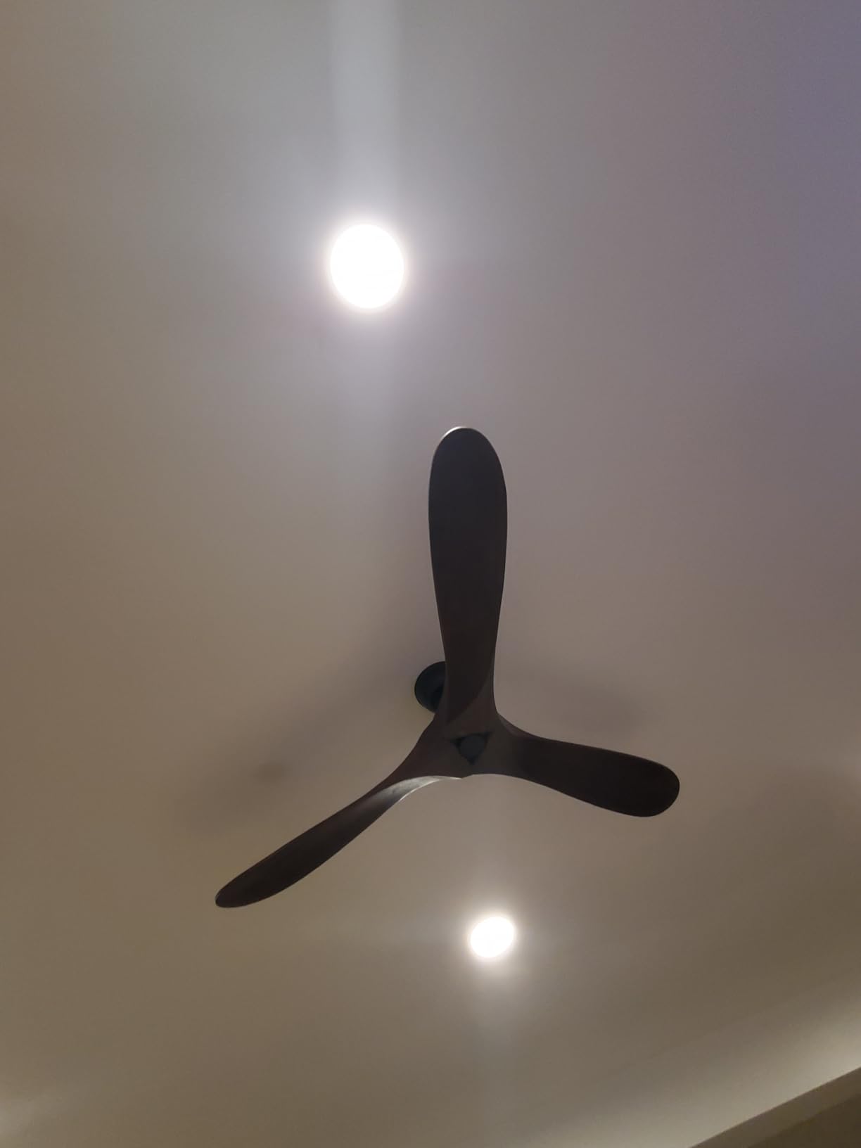 72 Inch Ceiling Fan No Light ,Wood Outdoor Ceiling Fans for Patios Living Room Garage Gazebo Mid Century Modern Exterior Extra Large Waterproof Ceiling Fan Without Light with Downrod (Walnut) customer photo 2