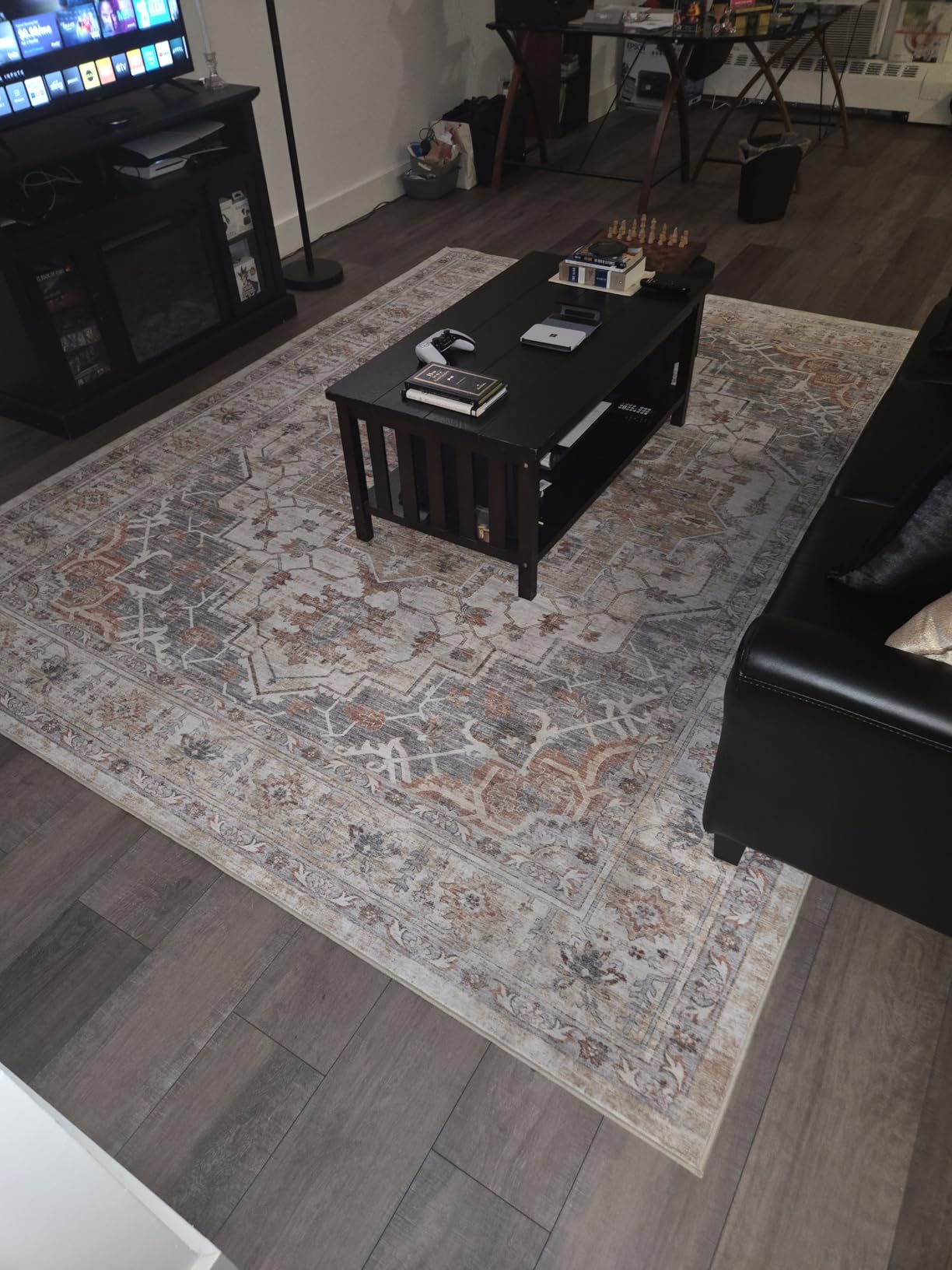 befbee 8x10 Area Rugs for Living Room, Washable Vintage Non Slip Rug customer photo 1