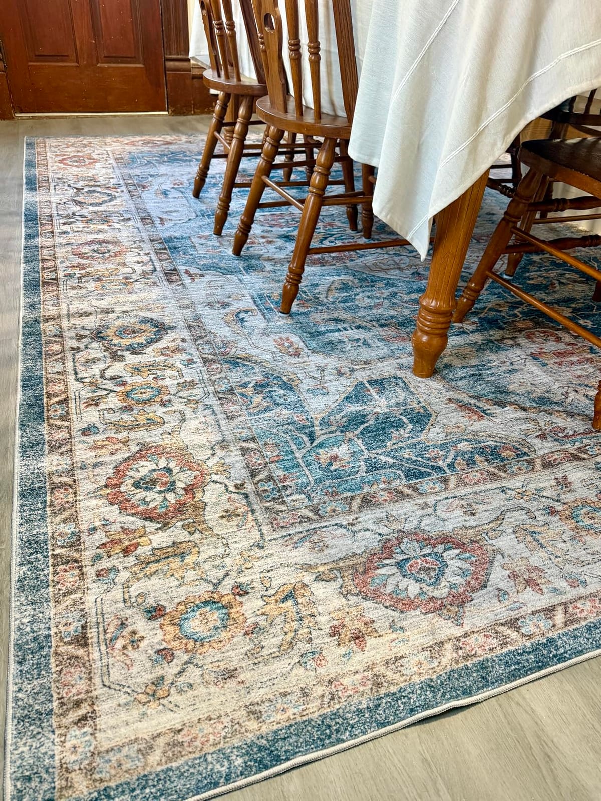 befbee 8x10 Area Rugs for Living Room, Washable Vintage Non Slip Rug customer photo 2