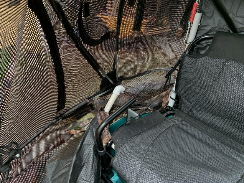 Hunting Blind,Hunting Chair Ground Blind,See Through Deer Blinds,Portable Camouflage Pop Up Blinds customer photo 2