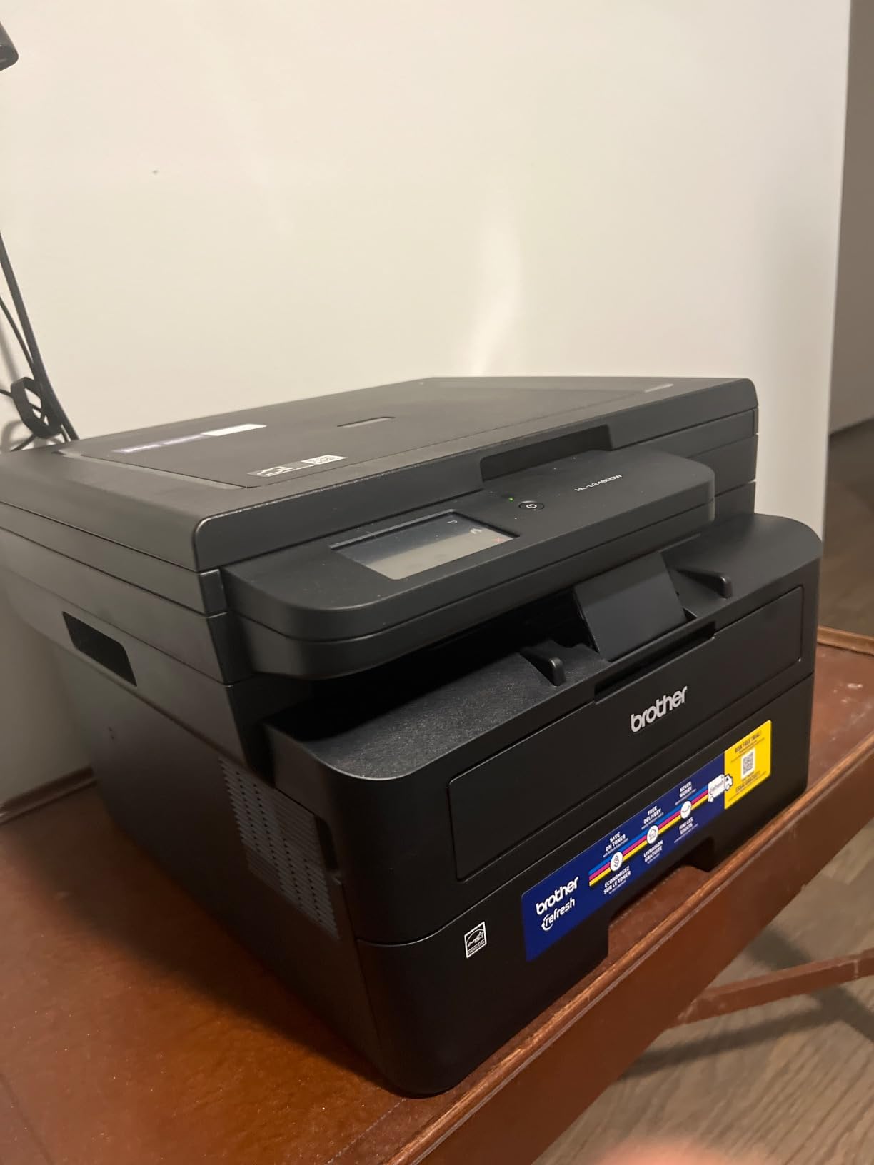 Brother HL-L2480DW Wireless Compact Monochrome Multi-Function Laser Printer with Copy and Scan, Duplex, Mobile, Black & White | Includes Refresh Subscription Trial(1), Works with Alexa customer photo 2