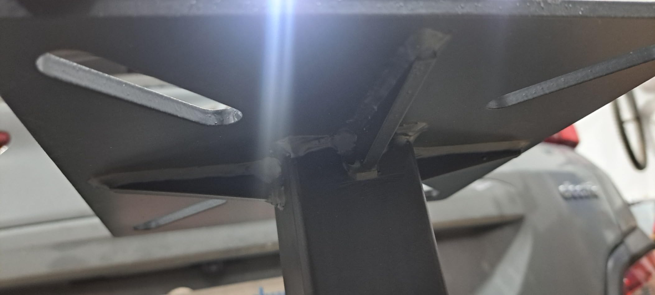 Heavy-Duty Hitch Mount Vise Plate, Hitch Vise Holder with Adjustable Height | Universal Fit for 2-Inch Receiver customer photo 1