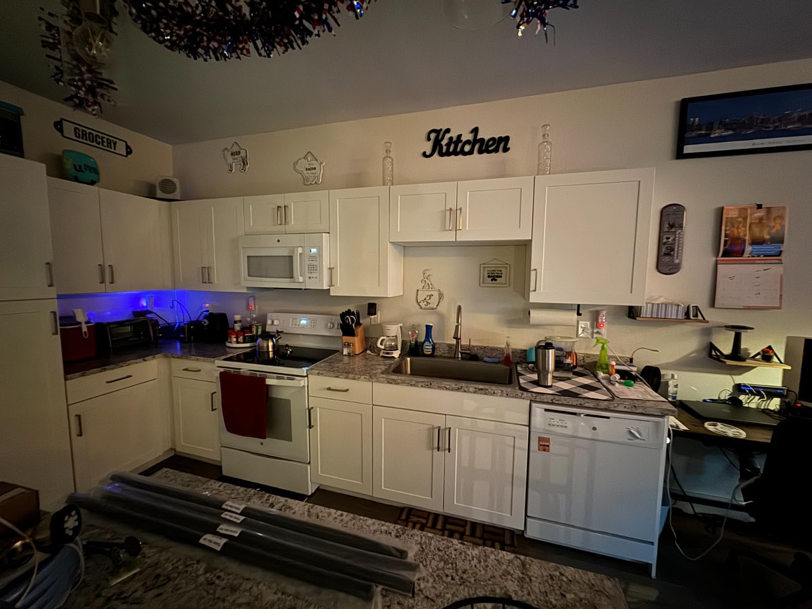 MIWISE COB LED Strip,LED Strip Light 2700K Warm White 20ft Dimmable Super Bright 24V,High Density Flexible Tape Light with RF Remote Timer Function,for Shelf/Cabinet/Bedroom/TV DIY Lighting Project customer photo 1