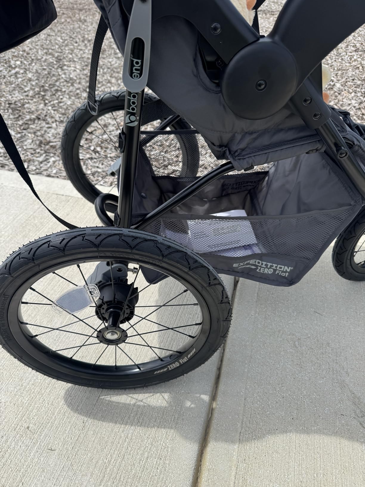 Baby Trend Expedition® Zero Flat Jogger with LED Lights, Dash Grey customer photo 1