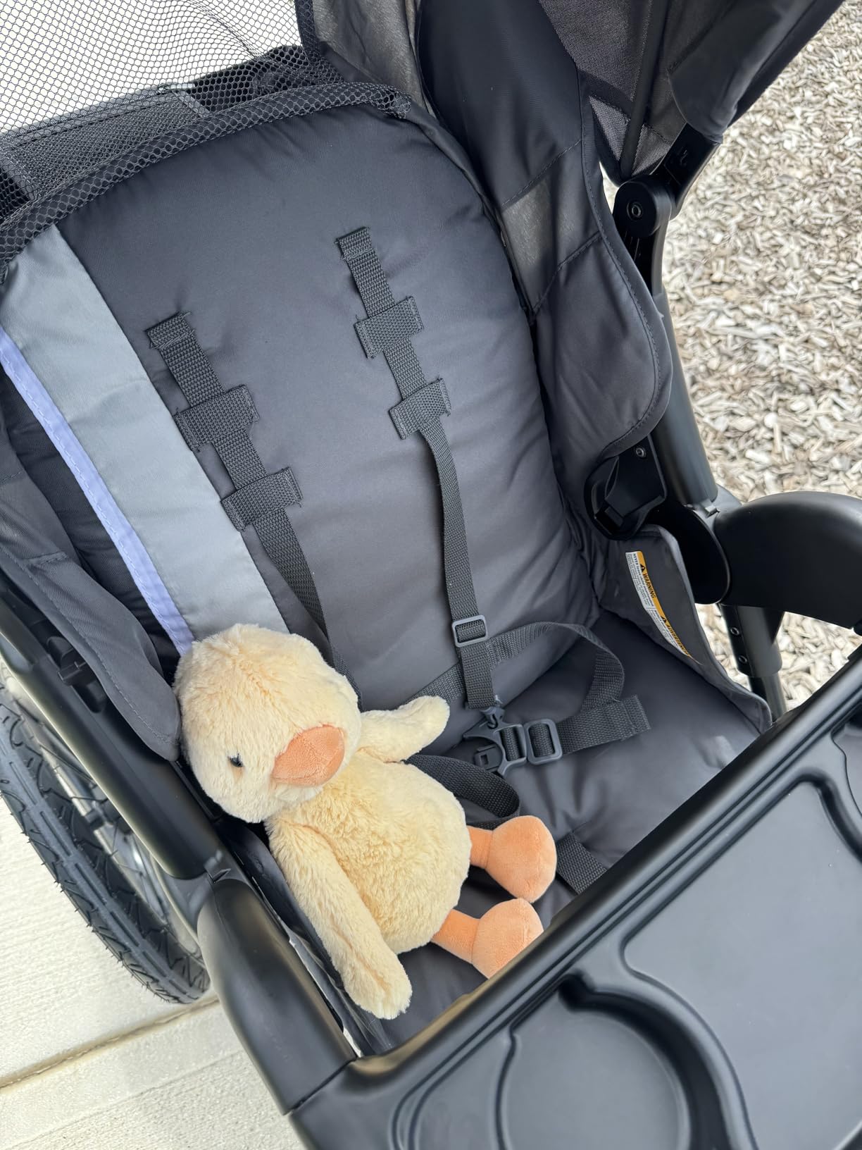 Baby Trend Expedition® Zero Flat Jogger with LED Lights, Dash Grey customer photo 2