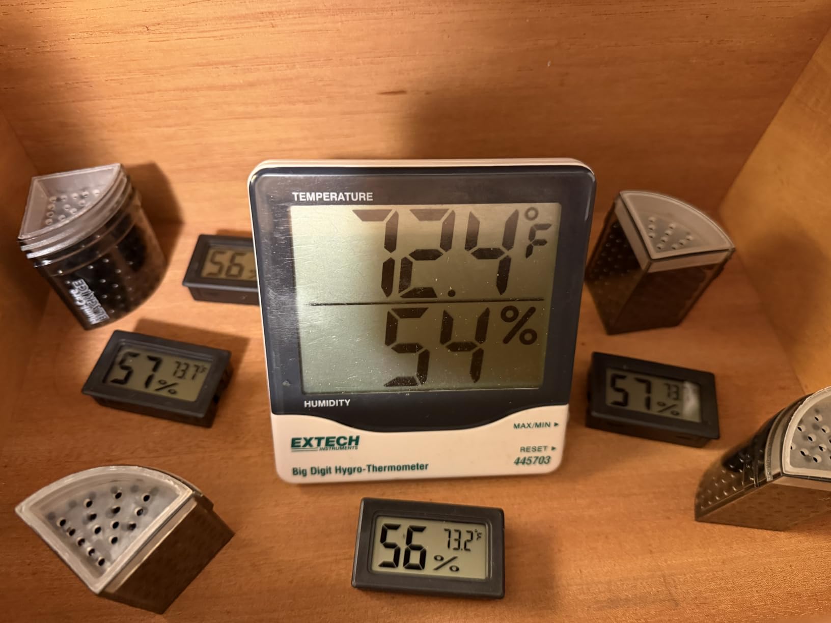 6 Pack Mini Hygrometer Indoor Humidity Meter, Digital Thermometer Monitor customer photo 1