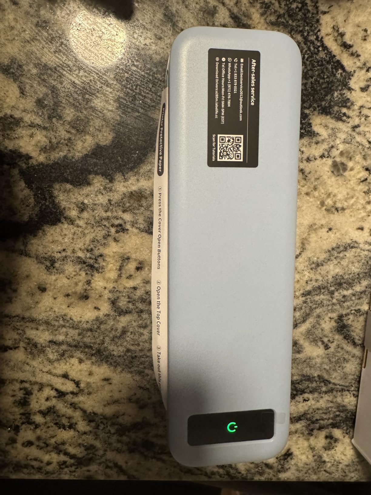 Portable Printers Wireless for Travel, A285M Small Inkless Thermal Printer customer photo 1