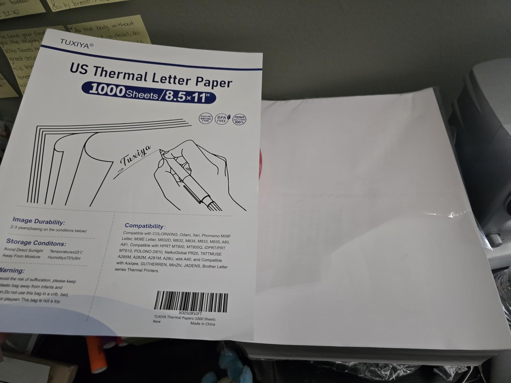 Portable Printers Wireless for Travel, A285M Small Inkless Thermal Printer customer photo 2