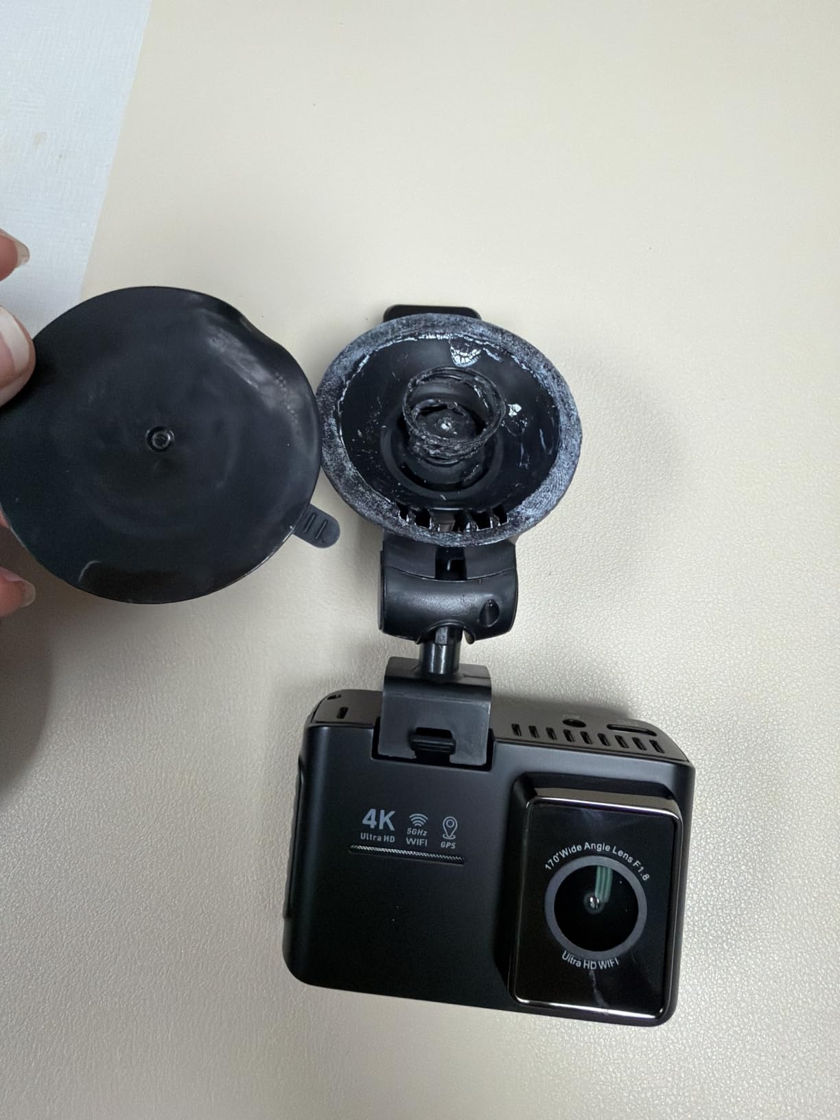 Dash Cam Front and Rear: 4K+2.5K Dual Channel Dash Cam-5GHz WiFi, GPS Dash Camera for Cars with 64GB Card, 2.0
