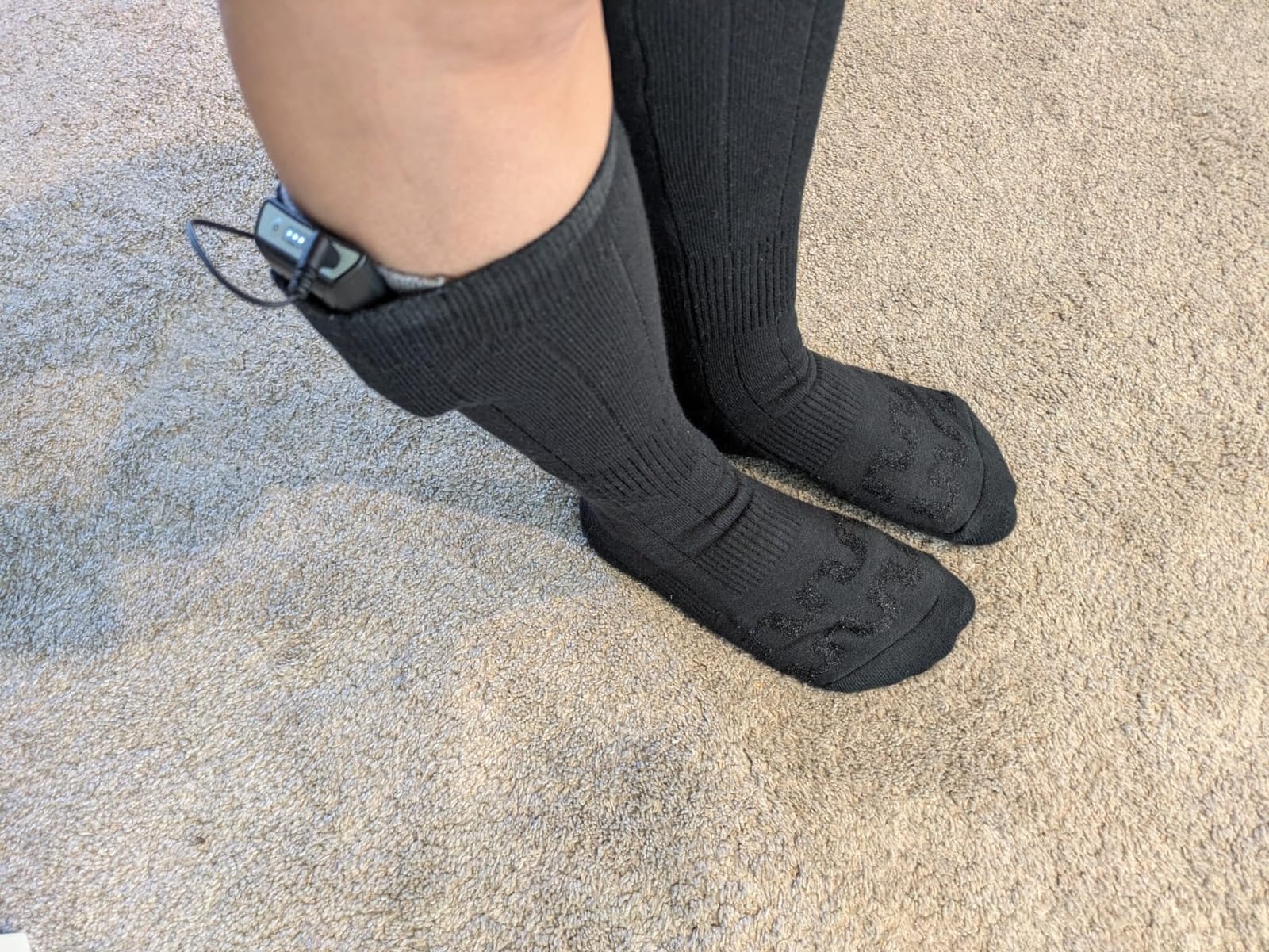 Rechargeable Heated Socks Men Women - Washable Battery Operated Foot Warmer customer photo 1